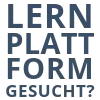 Button mit der Aufschrift Lernplattform gesucht?